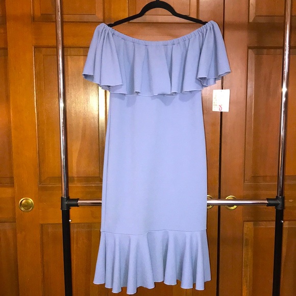 LuLaRoe Dress, Cici, Blue, Sz S, NWT! - Picture 1 of 15